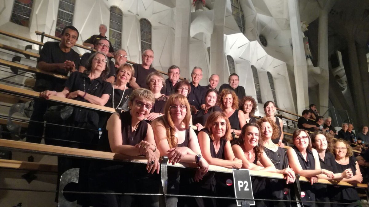 MassaCoral's tweet photo. Participació de la @MassaCoral de #Terrassa al #concert del 11th World Symposium on Coral Músic @WSCM11  a la @sagradafamilia #Barcelona https://t.co/tcDTLg63Uk