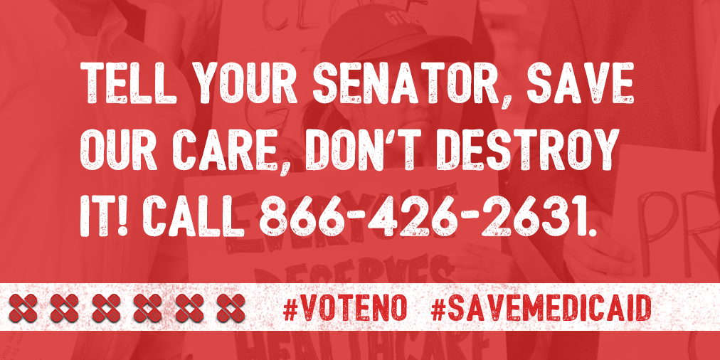seiufl's tweet photo. This is a matter of life and death for many Americans. Tell Congress to #ProtectOurCare. Call 866-426-2631 now. #SaveMedicaidSaveLives https://t.co/LB0FSIxvMq