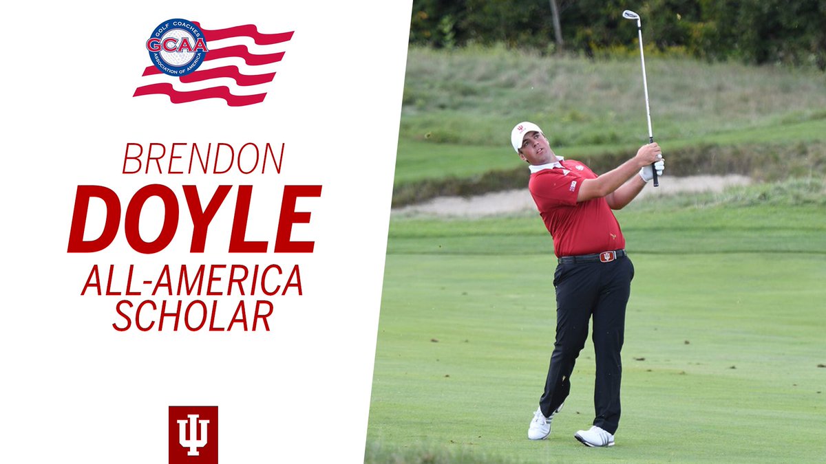 IndianaMGolf's tweet photo. Brendon Doyle was also named an Srixon/Cleveland Golf All-America Scholar!

📃- https://t.co/XqHfVhvCyj https://t.co/zceDyrJxbQ