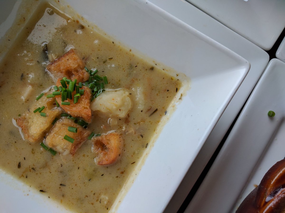 Having a feast <a href="/rhubarbhali/">Rhubarb Haliburton</a>! Escargot, gravlax and clam chowder. Take your pick. #MyHaliburtonHighlands #FeastOn