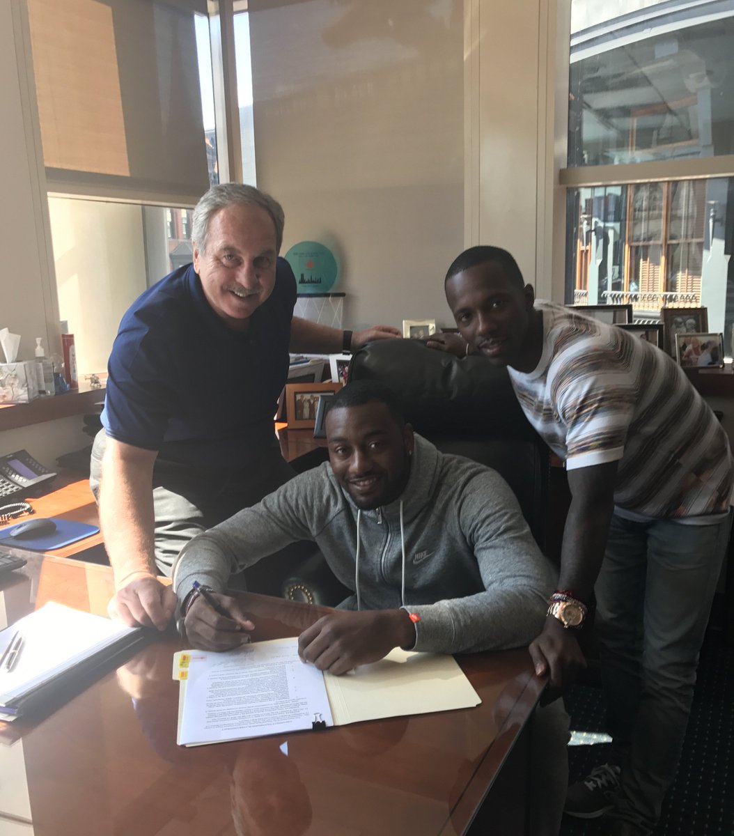 WashWizards's tweet photo. Signed, Sealed, Delivered
- @JohnWall 🖊
#DCFamily #WallWeek https://t.co/koYai8jfaY