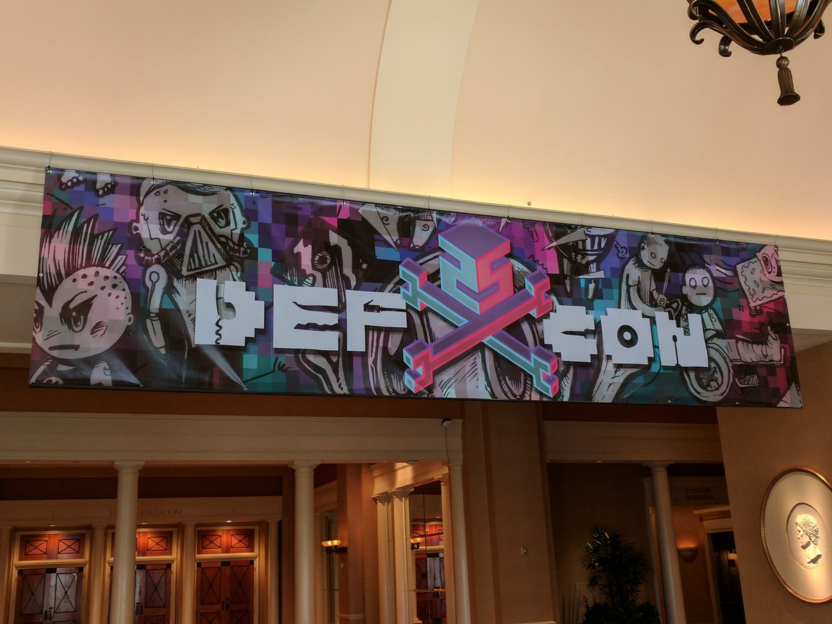 scgoodwin12's tweet photo. Excited to represent @TheOCDTech at @defcon #defcon25 https://t.co/tChP4qeTkS
