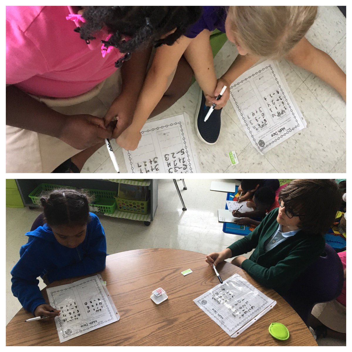 ChelseaLaffert3's tweet photo. Learning our first math warm-up game! #mathfluency @SnipesAcademy @musicbox4406 @BarbaraUssary https://t.co/uyDWlKgM8s