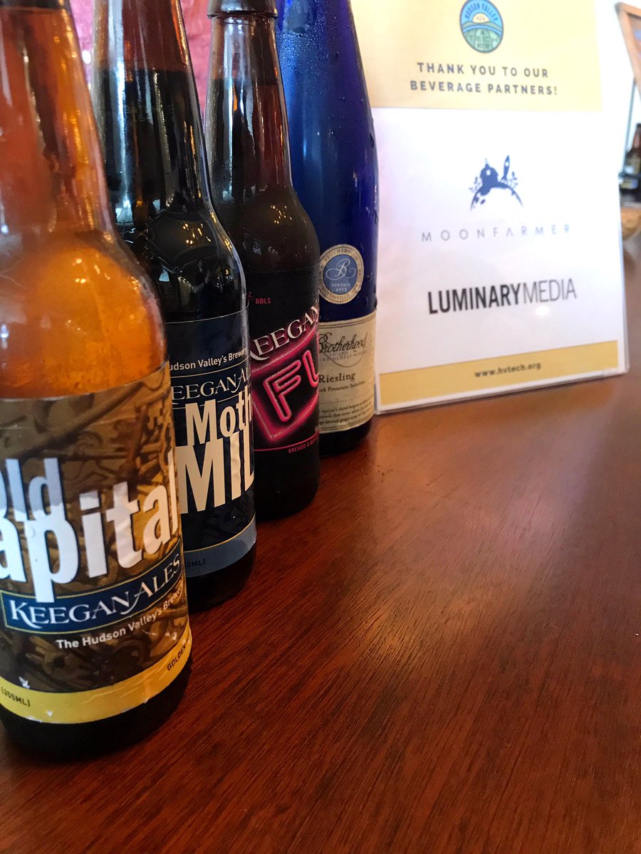 hv_tech's tweet photo. "We celebrate makers here" quote by @kalekaposhilin Thanks to @LuminaryMedia @KeeganAles  @brotherhoodwine for supplying our #fun #hvtech https://t.co/KokH9RveWL