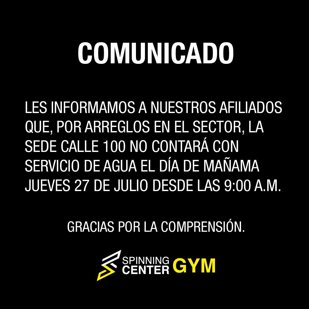 Información de interés. #SedeCalle100