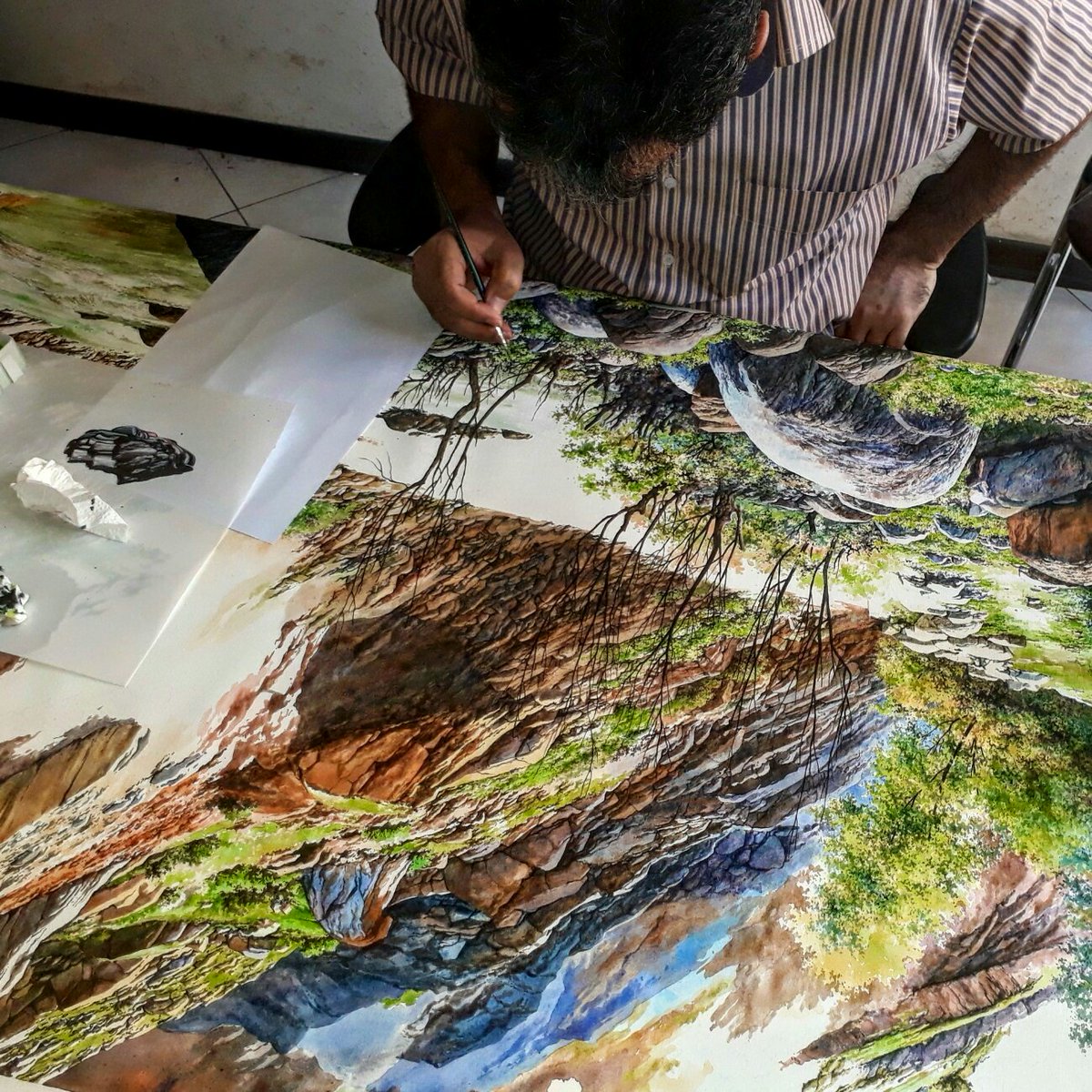 HadipourHossein's tweet photo. Watercolor Painting https://t.co/UriCyFE7Qz