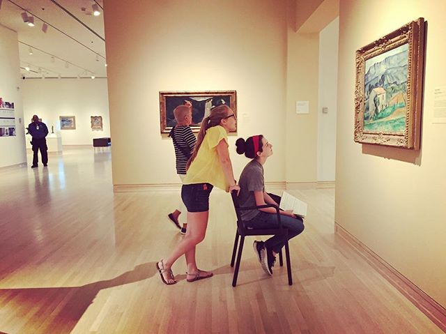 NewfieldsToday's tweet photo. Pondering at the #IMAmuseum - House in Provence, Paul #Cezanne, ca. 1886.
#impressionism #cézanne #cousins #artmuseum 📷: @drjptaylor https://t.co/Y93LynLx9d