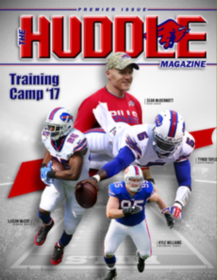 ROCSportsNet's tweet photo. Excited to launch the #PremierIssue of The HUDDLE Digital Magazine! A great read for @buffalobills fans B4 camp. https://t.co/4mkoSjp2Ck https://t.co/9fc0LzeI6t