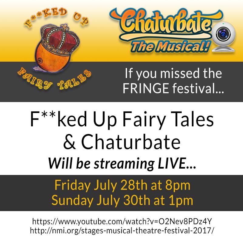 chaturbatemuse's tweet photo. If you missed #Chaturbate: The Musical at @hollywoodfringe, @NMI will stream it this weekend! https://t.co/9v8p3RFhaX https://t.co/xbJgtRRIq6