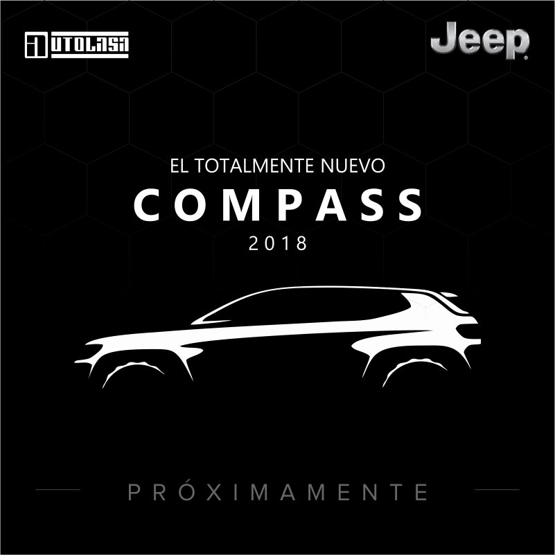 AutolasaLaguna's tweet photo. La espera está por terminar MUY PRONTO conocerás el Totalmente nuevo #JeepCompass2018 https://t.co/Un8NhasTTo