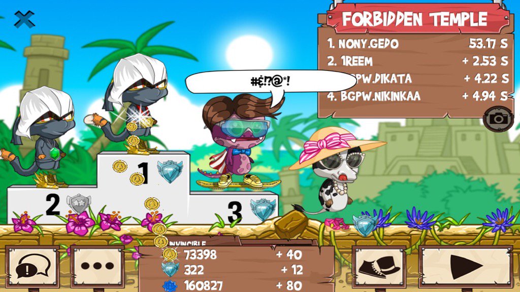 gedo_90's tweet photo. All those guys just got washed #funrun2 #1Reem #dikata #nikinkaa https://t.co/iyq403A7AF