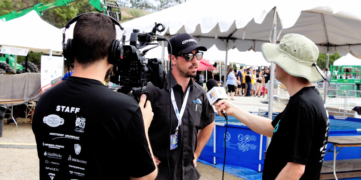 #robosub is an amazing place to share with enthusiasts of robotics. Captain is always happy to share S.O.N.I.A's stories. @AUVSIFoundation