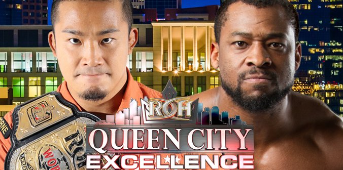 ROH TV Champ @KUSHIDA_0904 defends his title against <a href="/KennyKingPb2/">Evolving….</a> this Saturday at Queen City Excellence! buff.ly/2uCl1Ws