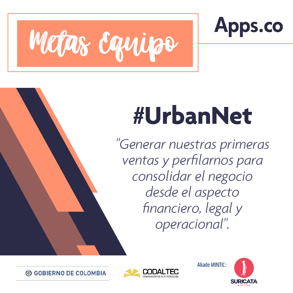 SuricataLab's tweet image. #UrbanNet quiere generar ventas y consolidar su negocio con ayuda del acompañamiento en #AppsCo