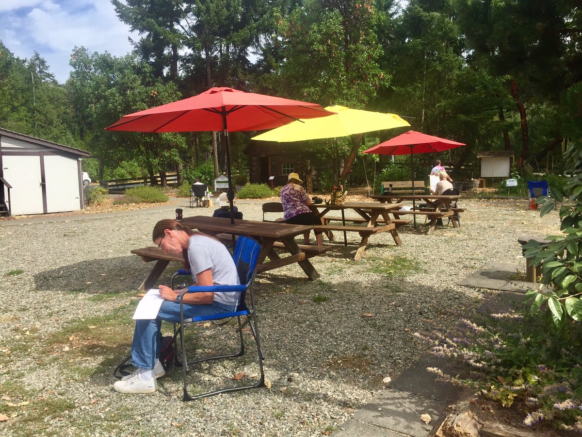 ParksvillePast's tweet photo. Our grounds are the perfect place to hang out in the sun! Today My Sketchy Friends spent the morning here sketching! https://t.co/nt9Ju21BzD