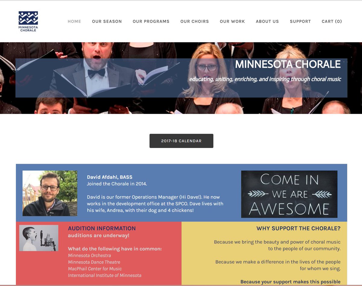 MnChorale's tweet image. (Excuse me if I shout)
THE NEW WEBSITE HAS LAUNCHED!!
WE ARE SO EXCITED!!!!!
Tell your friends.
mnchorale.org