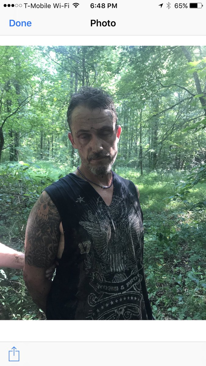 SheriffCraig's tweet photo. Robert Eric Ownbey was just arrested off of HWY 53 West for Burglary, Robbery and several other charges. #2 in 2 days! https://t.co/rk9rC2s24a