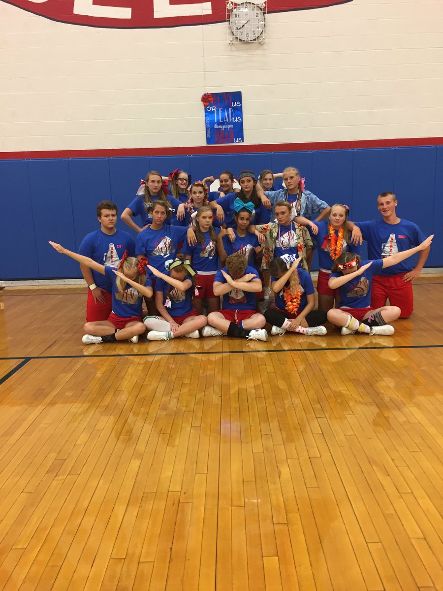 sspencercheer's tweet photo. Cheer camp coaches having some fun. https://t.co/CLK46WivSD