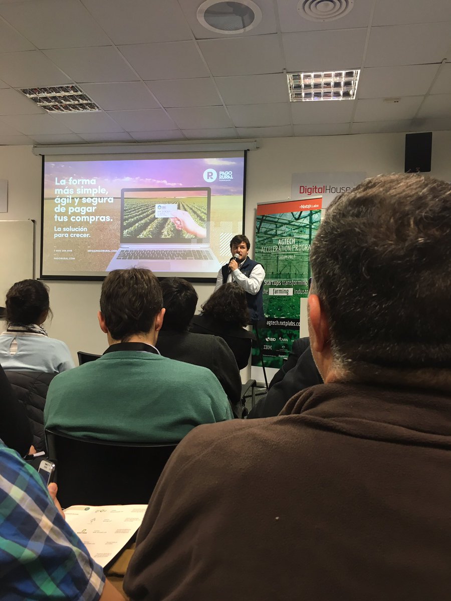 DTAlatam's tweet photo. Ahora @pwilliamsbecu en el #NXTPAgtech #PitchCompetition https://t.co/gLcLMU9MZE