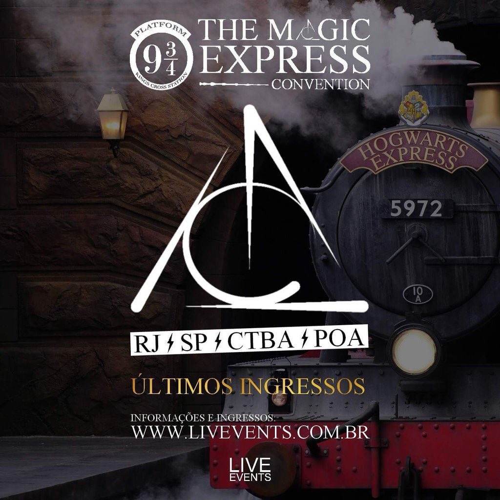 LordeVoIdemort's tweet photo. #TheMagicExpressConvention ÚLTIMOS INGRESSOS. 20/01 - RJ☇ 27/01 - SP☇25/03 - CTBA☇29/04 - POA. https://t.co/KVSqVdxFWB @liveventsbr https://t.co/Rg3AJ0dMd5