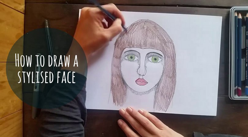 tracyalgar's tweet photo. How to draw a stylised face video & pdf drawing of proportions https://t.co/WWfMsLWFDu #drawaface #mixedmedia #drawing #art #inspiration https://t.co/Q1O8eJTZTn