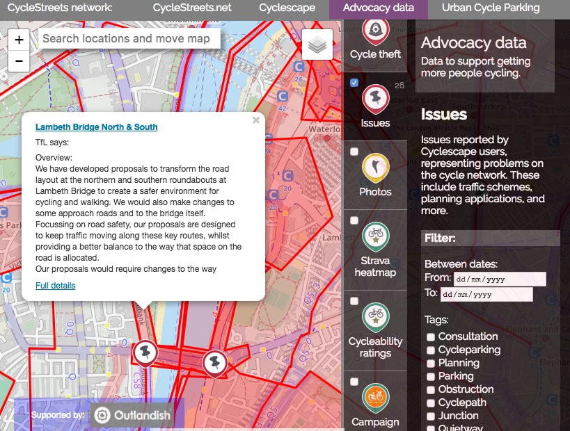 Information about the new Cyclescape API for developers - get data on issues, groups and tags:
blog.cyclescape.org/2017/07/26/dev…
