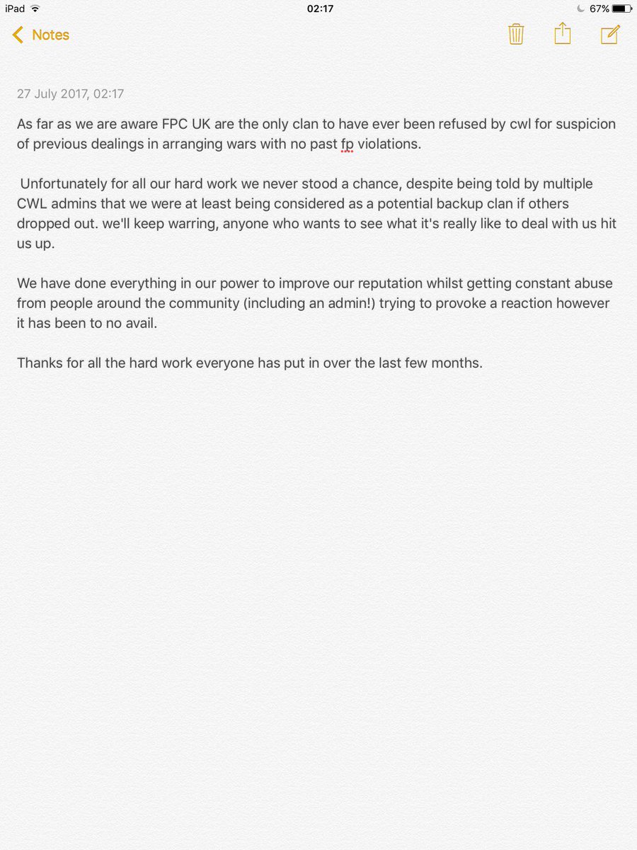 fpcukclash's tweet photo. The current situation for FPC UK: https://t.co/4t5qHnfyd2