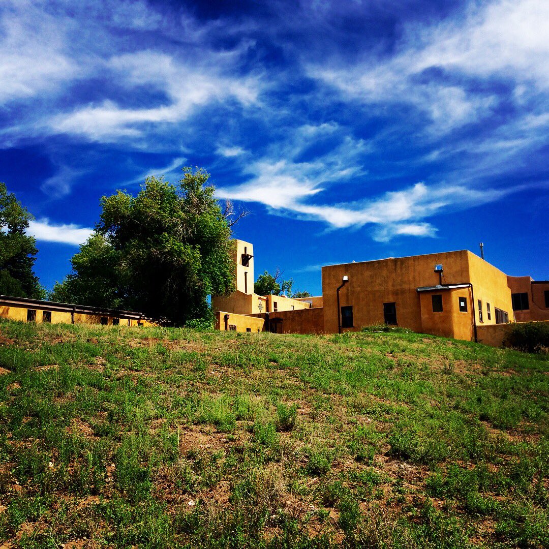 SWTdotCom's tweet photo. Can I get an amen?! Our Lady of Guadalupe Abbey, Pecos, NM. First nights lodging. #somewheretexas #trips https://t.co/3TFodkOyIQ