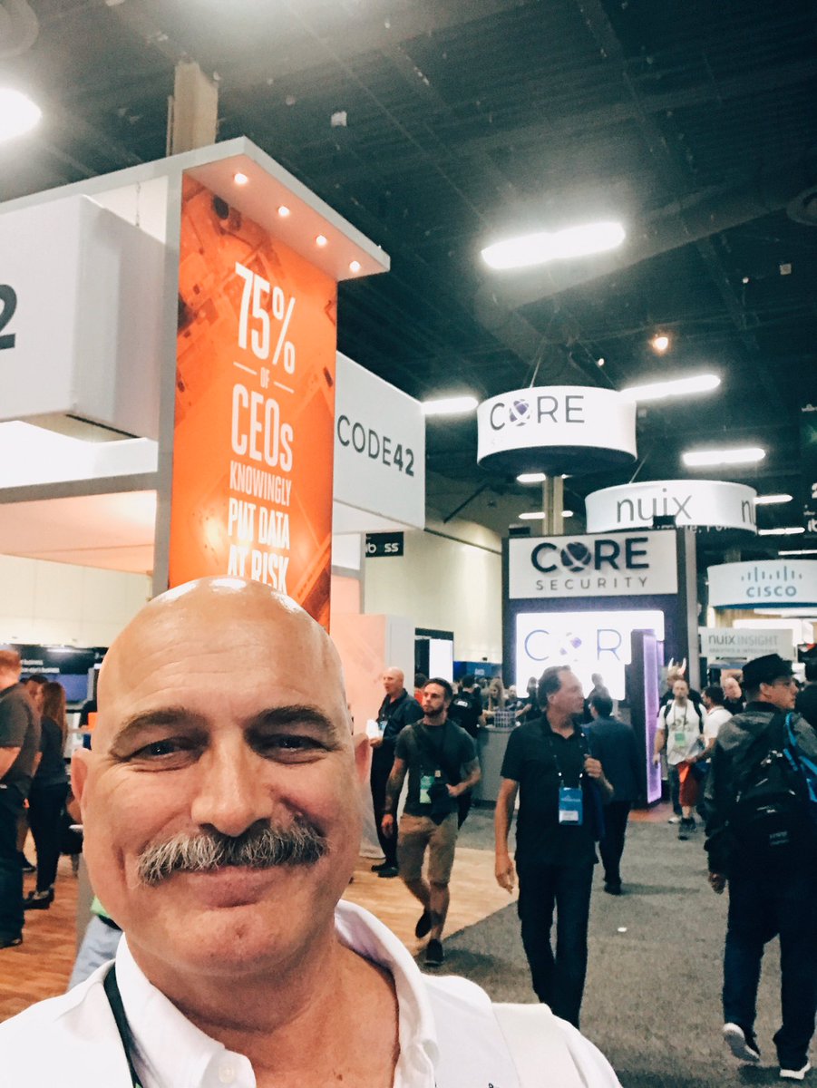 LP3SecurIT's tweet photo. You need to know what Black Hat is all about! If you don't, ask! CEO Rusty, representing LP3 SecurIT! #LP3AskJ https://t.co/QeWw0dSP3j