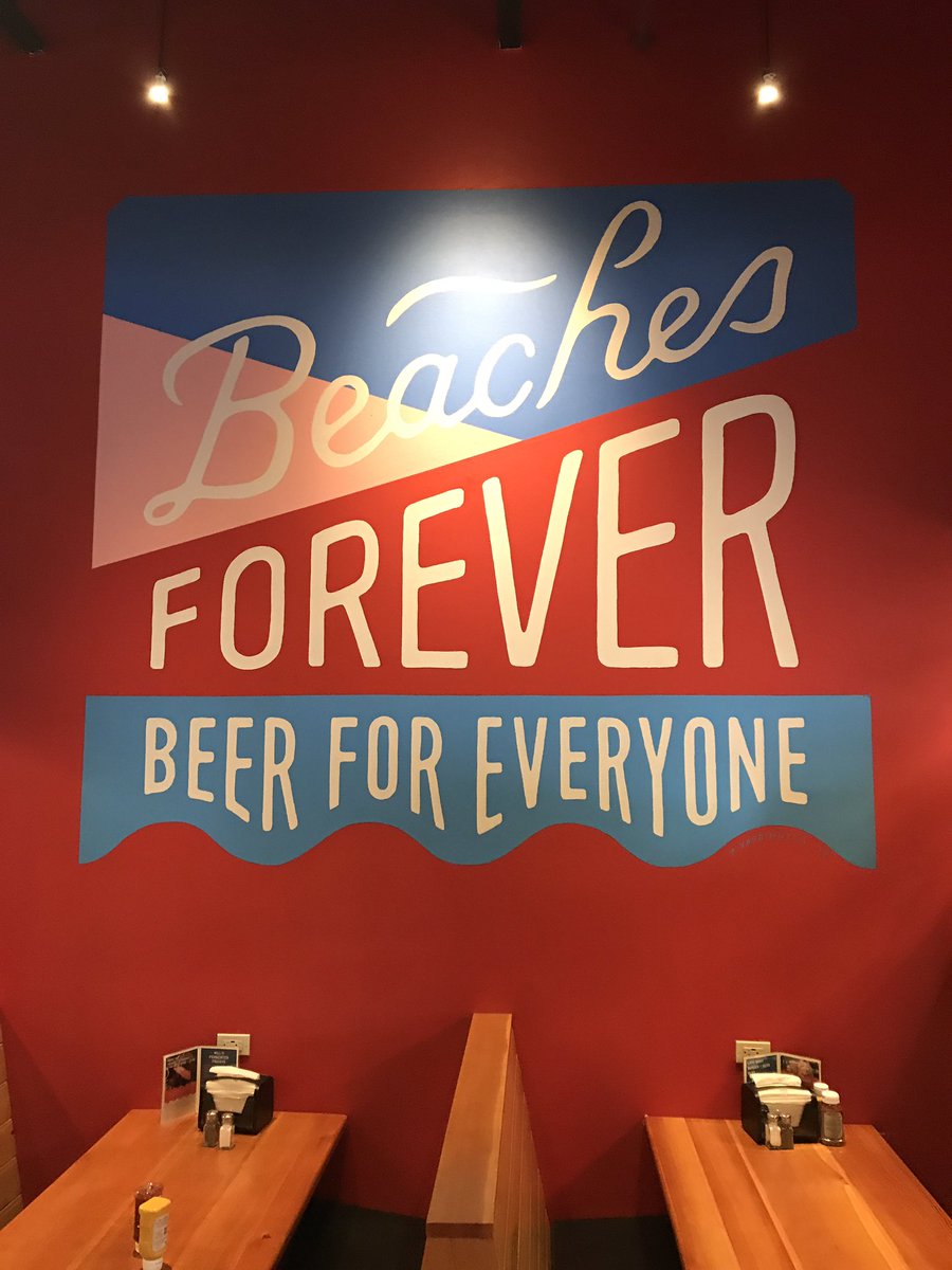 #Beaches forever, #beers for everyone." Words to live by from <a href="/PublicCoastBrew/">Public Coast Brewing</a>. 🍻🌊🍻🌊🍻