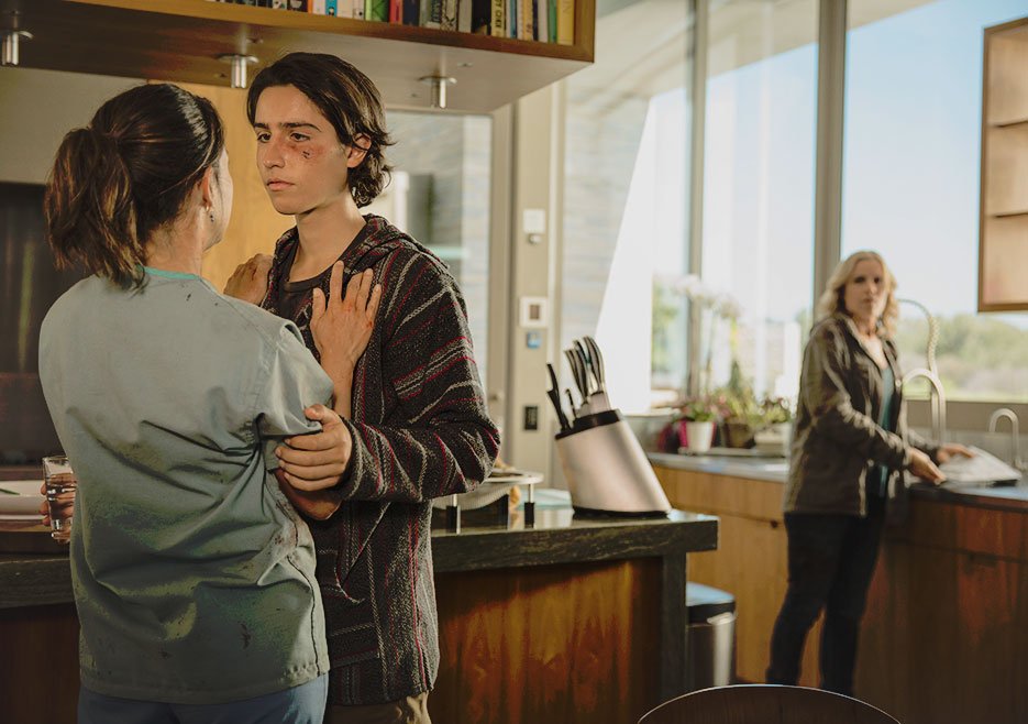 Liza, Chris, and Maddie. #FearTheWalkingDead