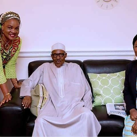 apcniger's tweet photo. President Muhammadu Buhari is joyful as he receives visiting governors from Nigeria. https://t.co/2v0jmDRZQC