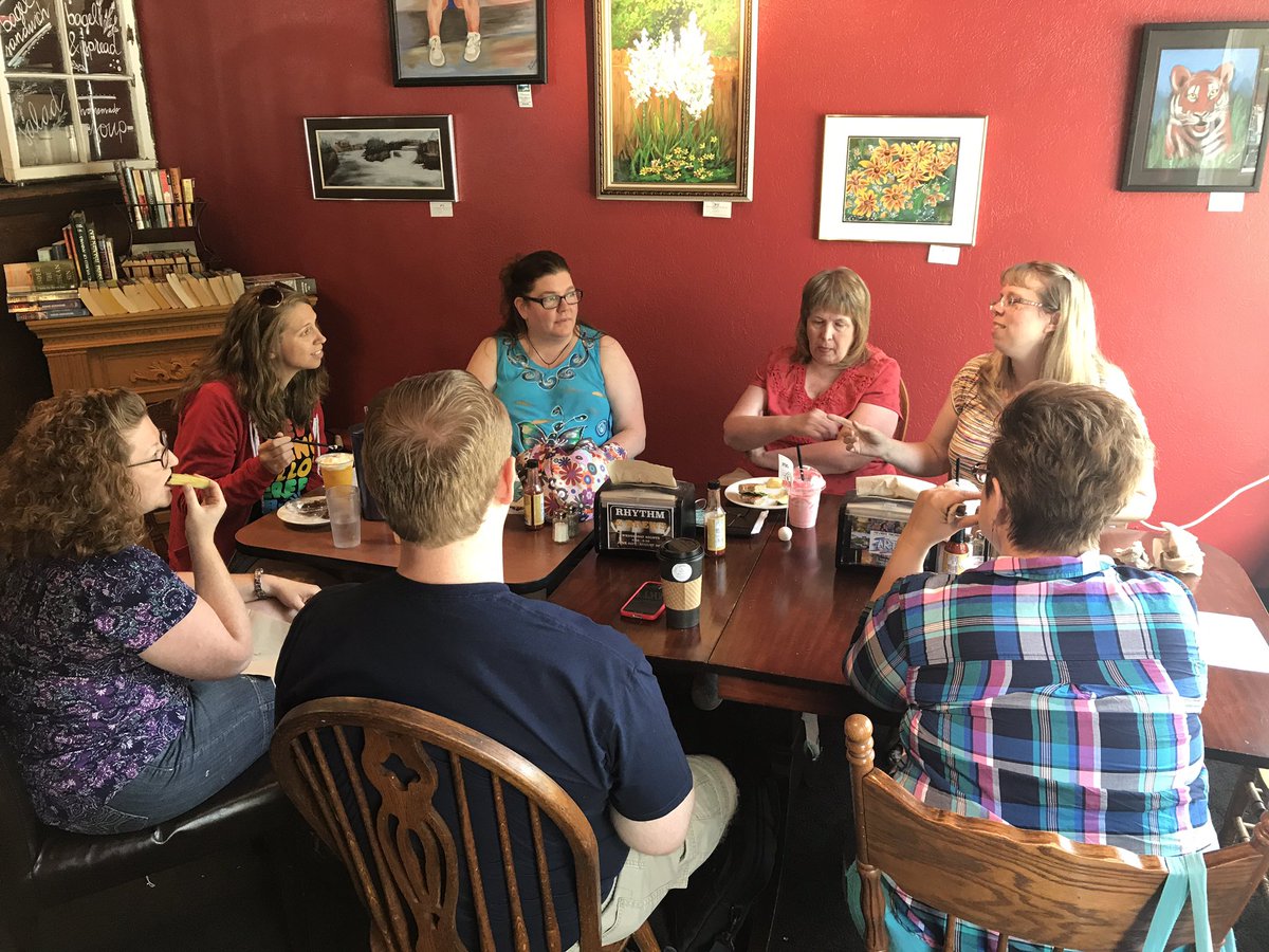 We had fun at our coffee chat today!