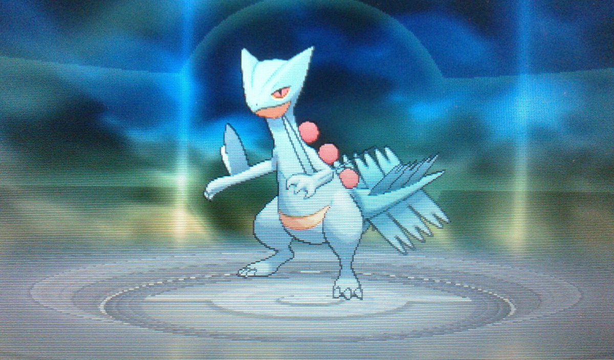 PokemonGameGirl's tweet photo. My little baby Treecko is all grown up already~ ;w;
Perfect timing too. Steven is handing me a Sceptilite literally right now! x3 https://t.co/c5GfdS5hrh