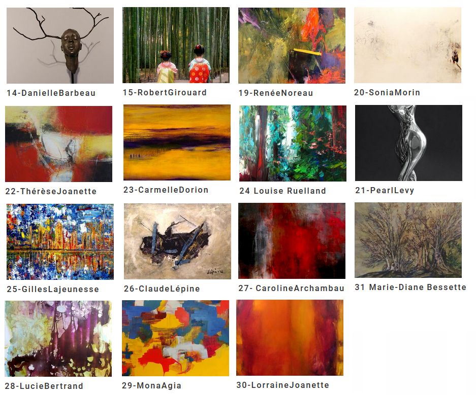 Visual art exhibit &amp; silent auction to benefit the Festival. See works &amp; bid online bit.ly/2uZ5ump GALERIE ROD 341 rue Principale