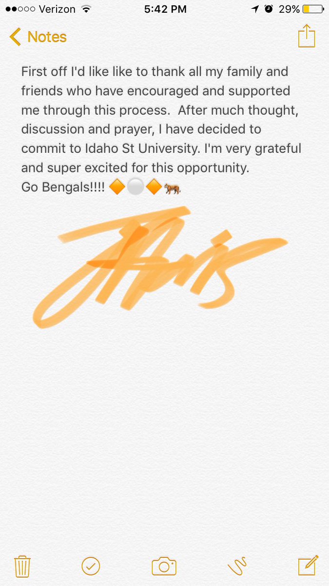 jef_harr1s's tweet photo. It's official! Go Bengals!! 🐅🔶⚪️🔶 https://t.co/zcAcQ8XsVC