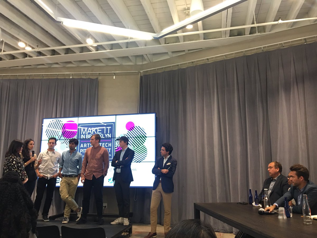 DraperNetwork's tweet photo. @JJ_Kasper of @BlueSeedCap supports @DowntownBklyn artists and entrepreneurs at @makeitinbk Arts+Tech Pitch Competition #DBP2017 https://t.co/YV9XbqIJxs