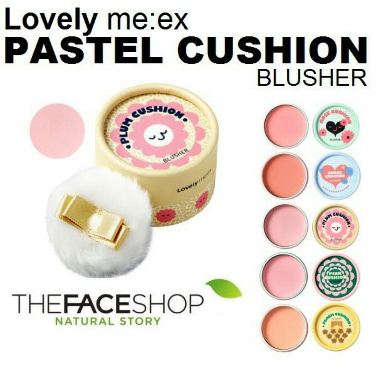 ELFSuMutshop's tweet photo. THE FACE SHOP Pastel Cushion Blusher 5 gr. Harga 88k (ini unyu banget aslinya 😍) https://t.co/atxVBfWUm9