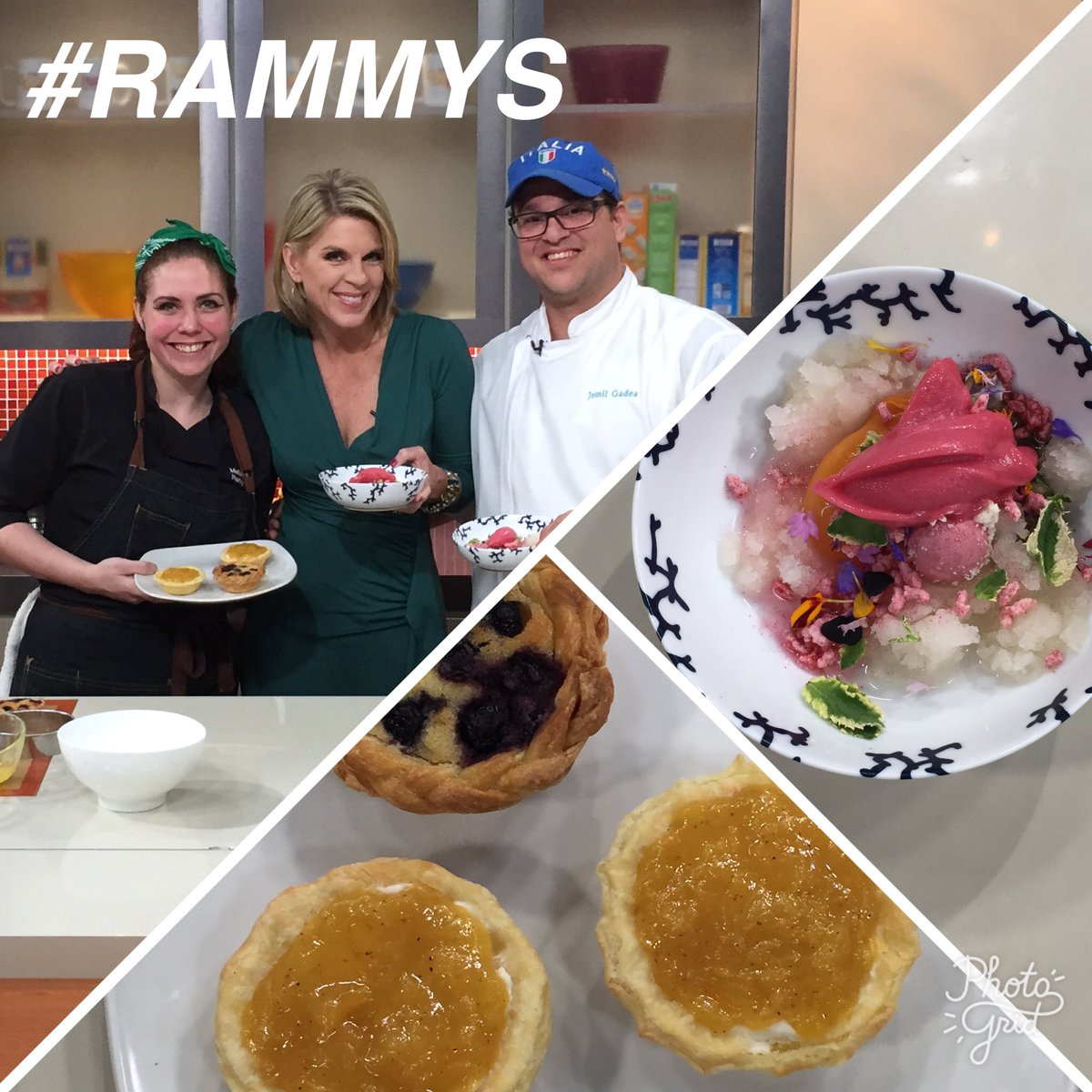 HollyMorrisTV's tweet photo. T-4 days until the #Rammys Today on #GoodDayDC it was all about #dessert & #pastrychefoftheyear #sugaryesplease https://t.co/87kGqFlzhg