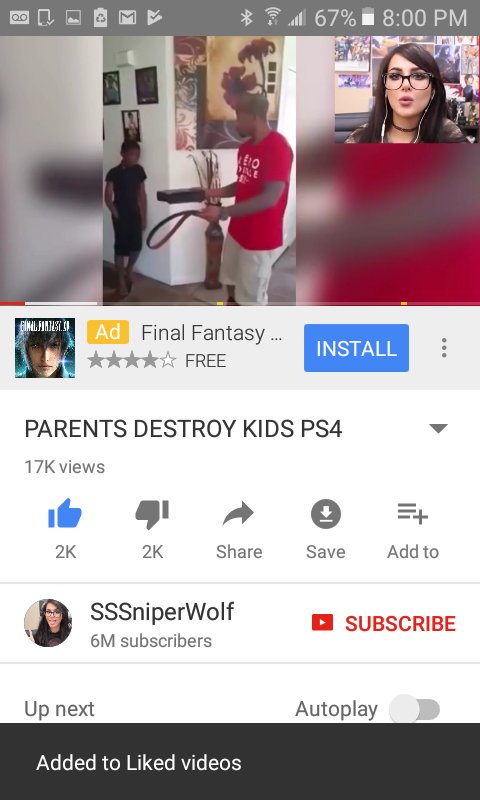 NotShaawn's tweet image. 😂😂 @sssniperwolf  still love ya 😩❤