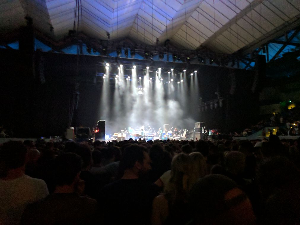 Gladders00's tweet photo. LCD Soundsystem at MCA last night https://t.co/llRBCLAaBJ