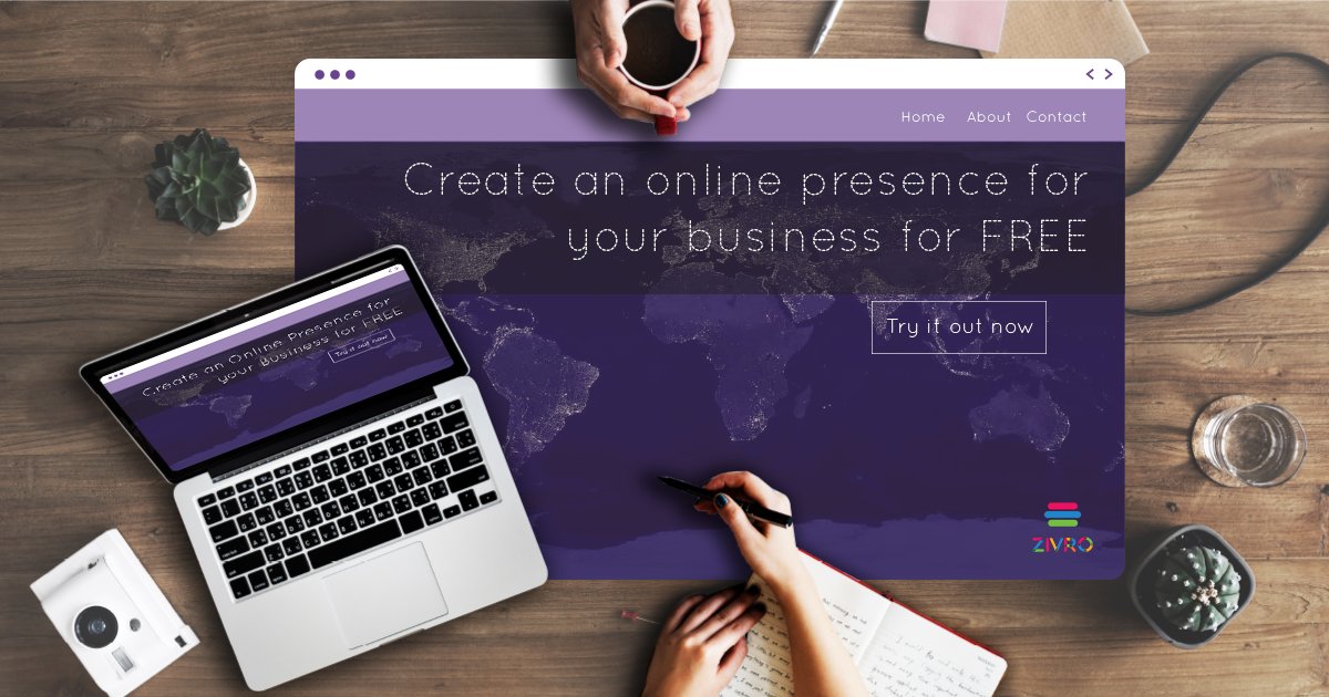 ZivroWeb's tweet photo. An #onlinepresence that will double your #business is just a click away! Every #localbusiness should go online &amp; reach its customers. https://t.co/Ckc6PrYIXF
