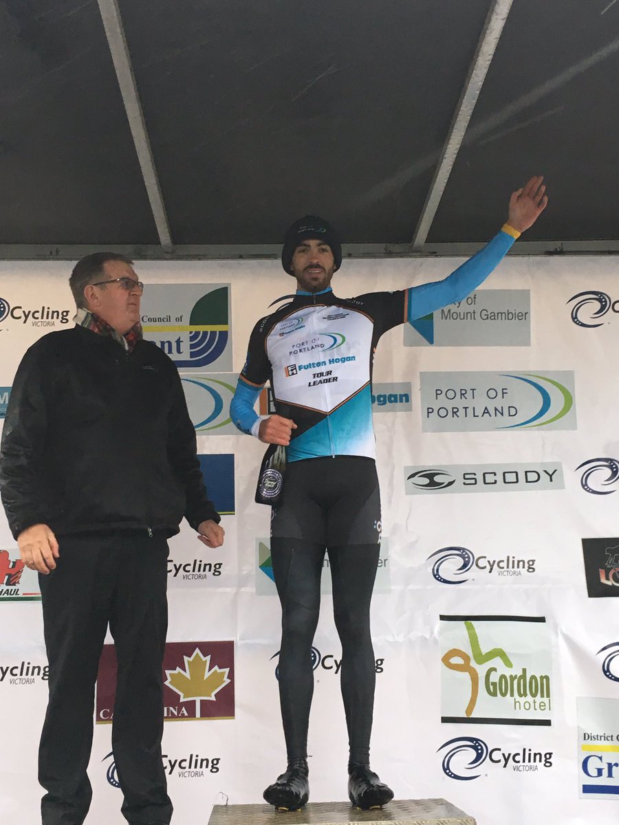 Young riders jersey for <a href="/eberends2/">Ethan Berends</a> + tour leader <a href="/jessecoyle1/">Jesse Coyle</a> after a massive team chop off and late breakaway to take 2nd on stage #ToGSC17