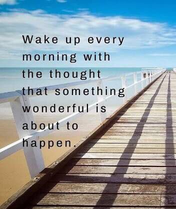 tipsarticle3's tweet image. Wake up every morning with the thought that something wondeful is about to happen. #ThoughtForTheDay #tipsarticle