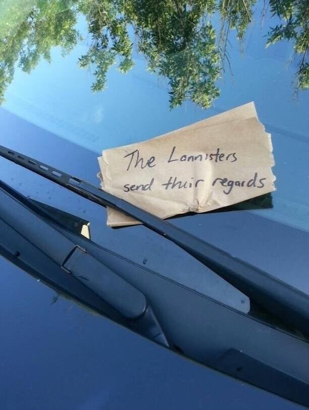 GoT_Tyrion's tweet image. If you get in an accident, leave a note. #LessonsfromGOT