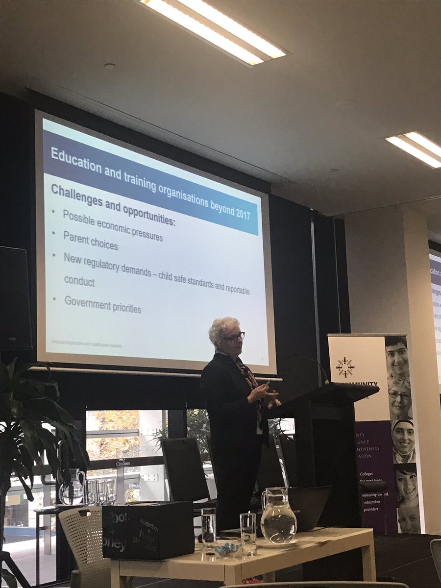 audit_express's tweet photo. #VRQA forecast for #Education & #VET:
•Economic Pressure
•Parent Choices
•New Regulatory Demands
•Government Priorities
#CCA2017invest https://t.co/WPcAs0OPKp