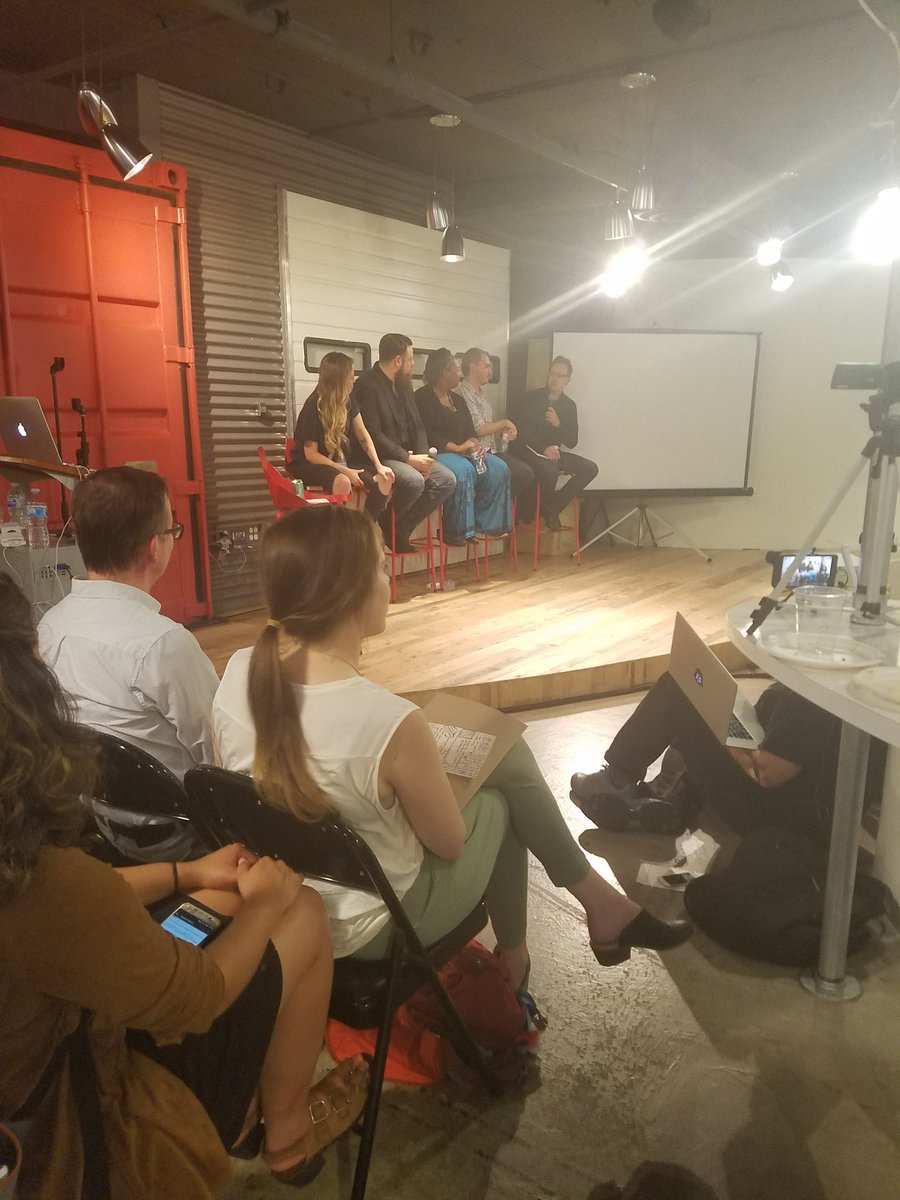 KimAdeleL's tweet photo. Machine learning, systems design, and UX ethics - oh my! Talking 'The Future of Design' - https://t.co/R7jsALvHIJ