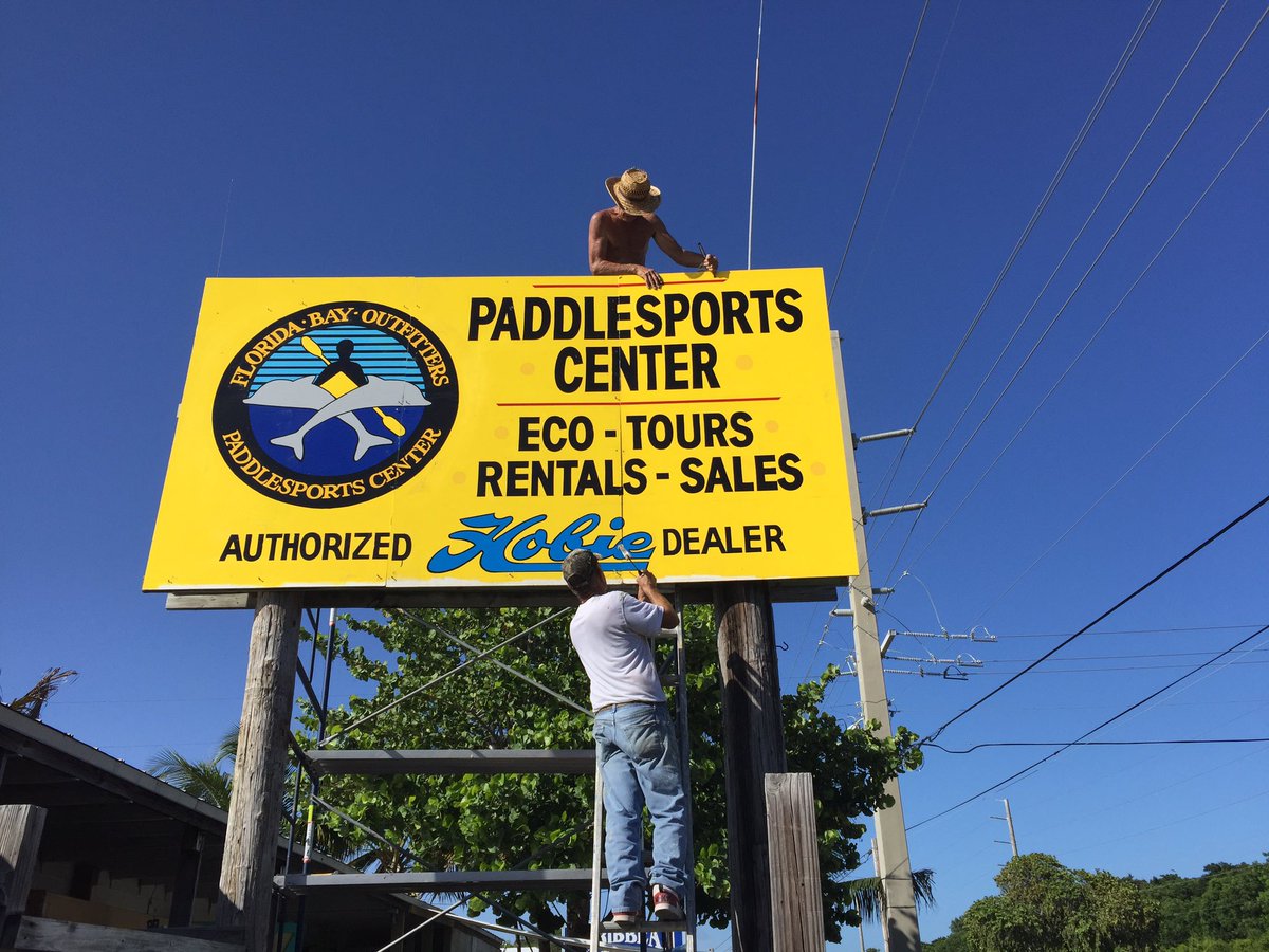 KeysPaddler's tweet photo. New sign just in time for our blow-out clearance sale this weekend! https://t.co/rGJuyhmwF8