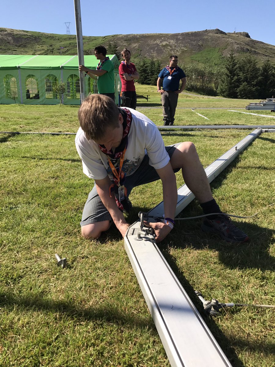 ScoutMoot2017's tweet photo. The warmest day of the summer and Úlfljótsvatn campsite has never looked as good! Best day ever #moot2017 https://t.co/RL24uvoRCY