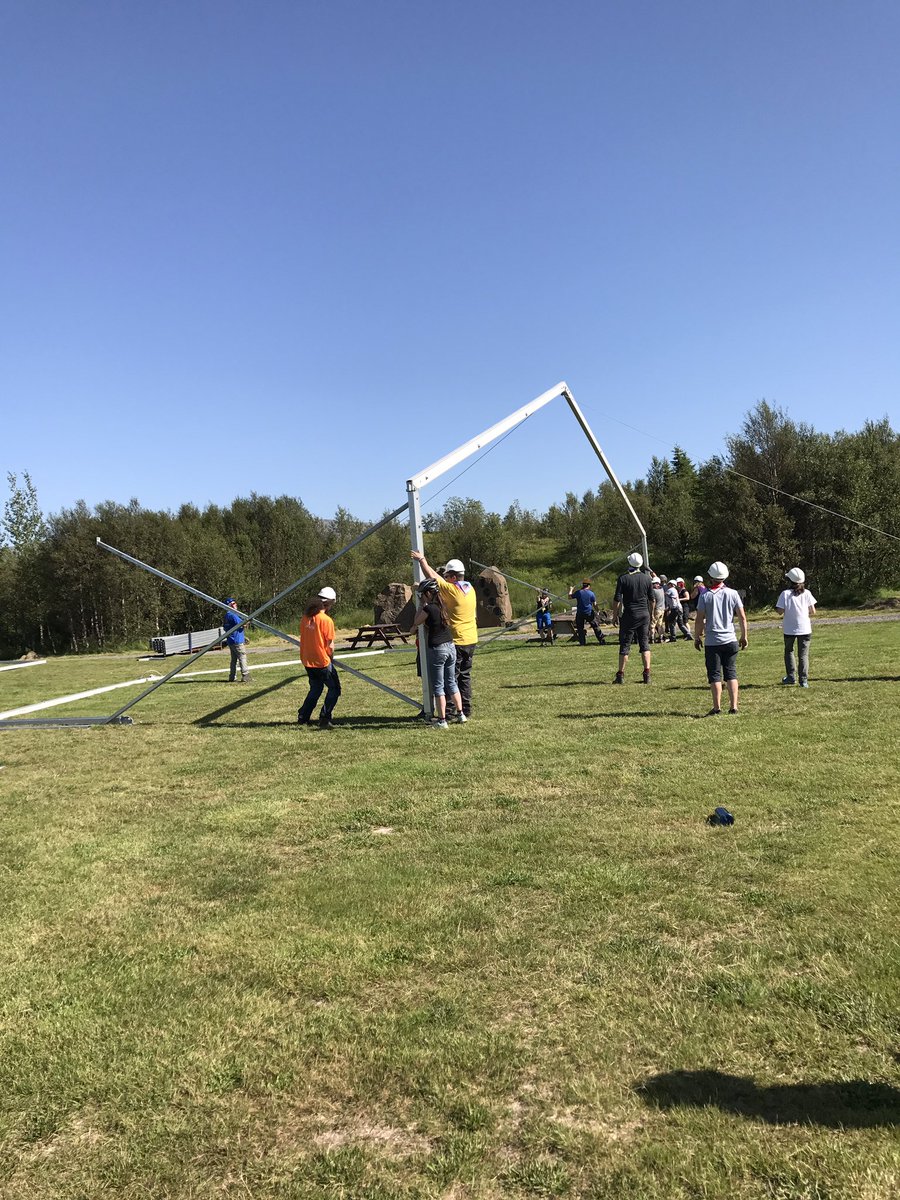 ScoutMoot2017's tweet photo. The warmest day of the summer and Úlfljótsvatn campsite has never looked as good! Best day ever #moot2017 https://t.co/RL24uvoRCY